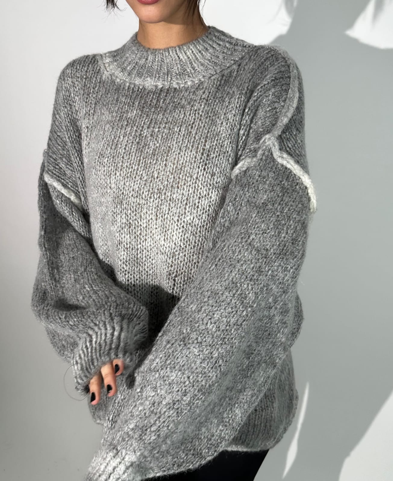 Lady Pull Over Size - GRIS 2
