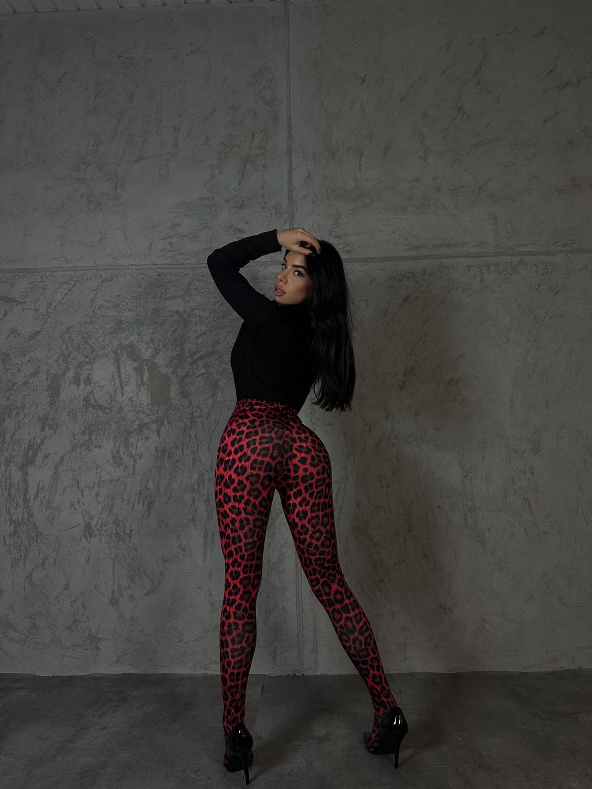 Legging Animalier - Rouge 1