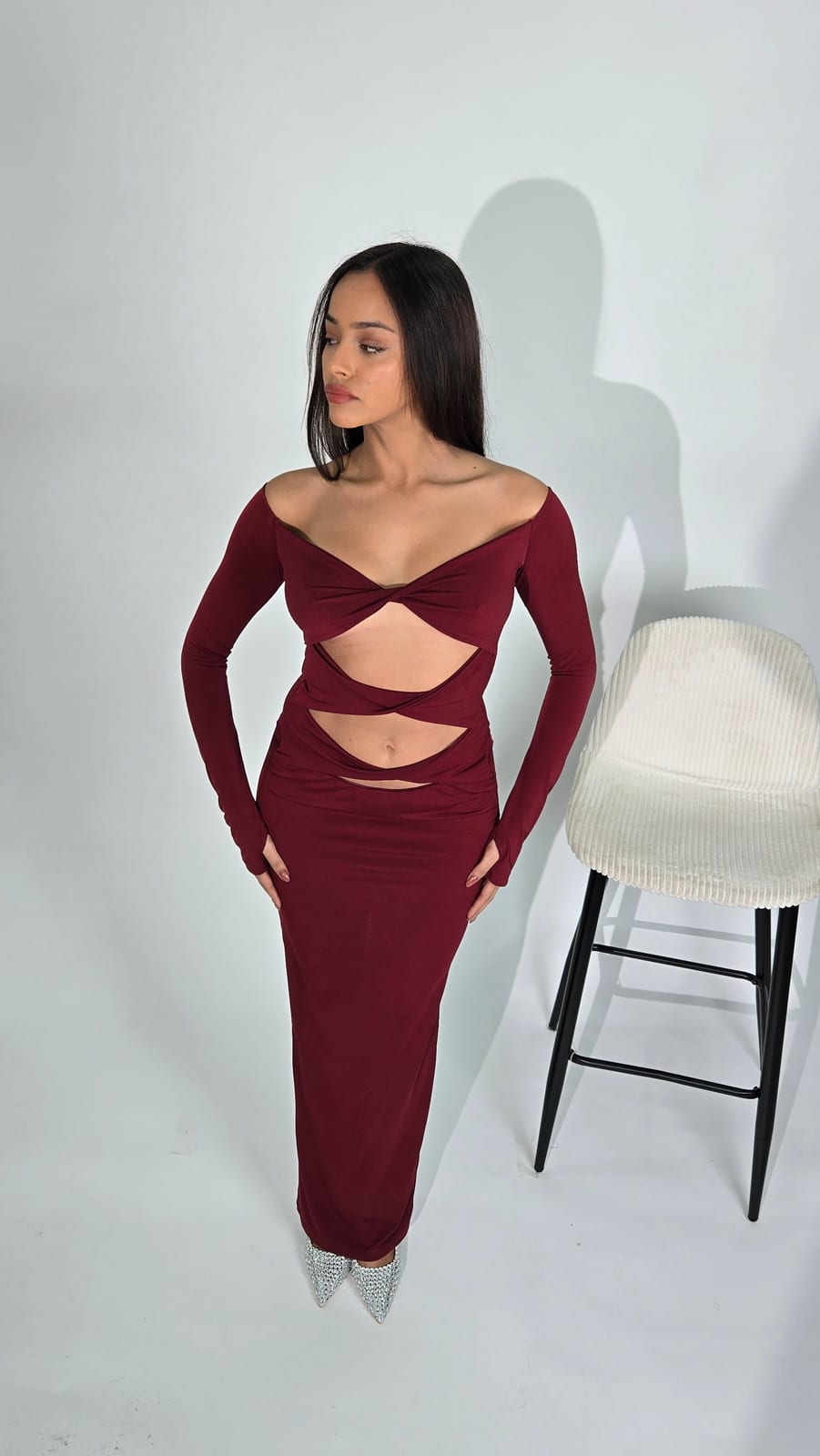 Mona Dress Cherry Red 4