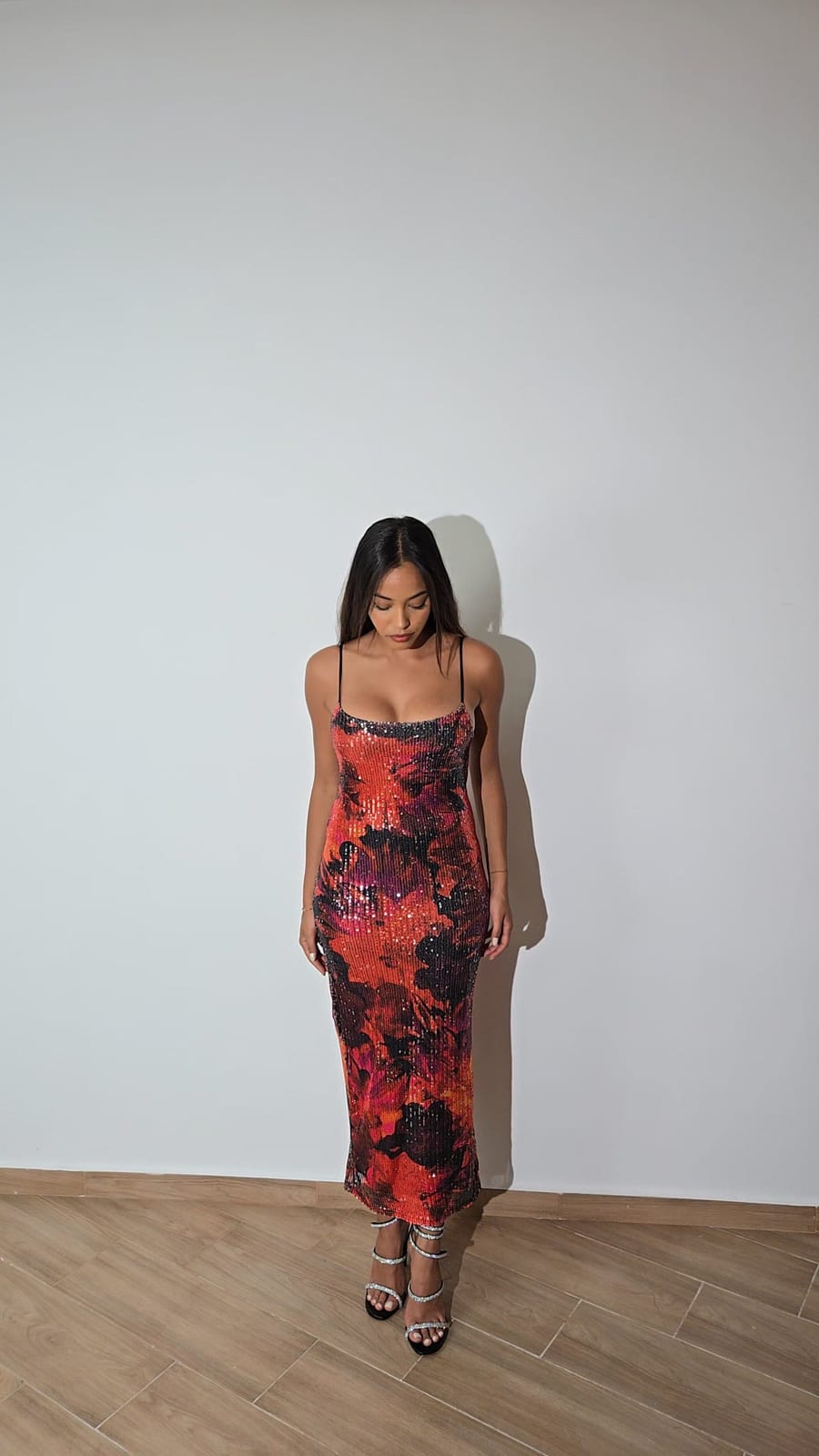 Robe Paillettes  Tropicale  - 4 couleurs 1
