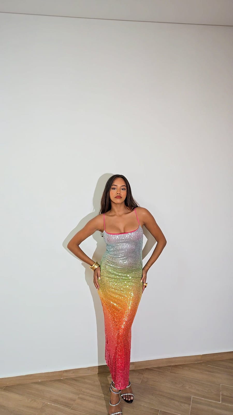 Robe Paillettes  Tropicale  - 4 couleurs 2