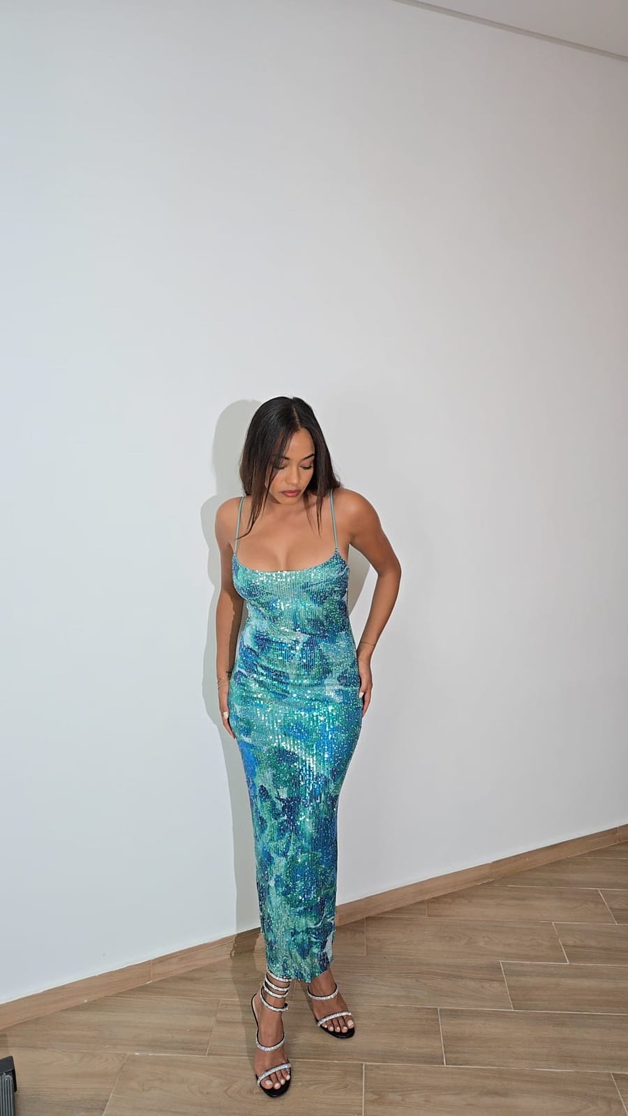 Robe Paillettes  Tropicale  - 4 couleurs 3