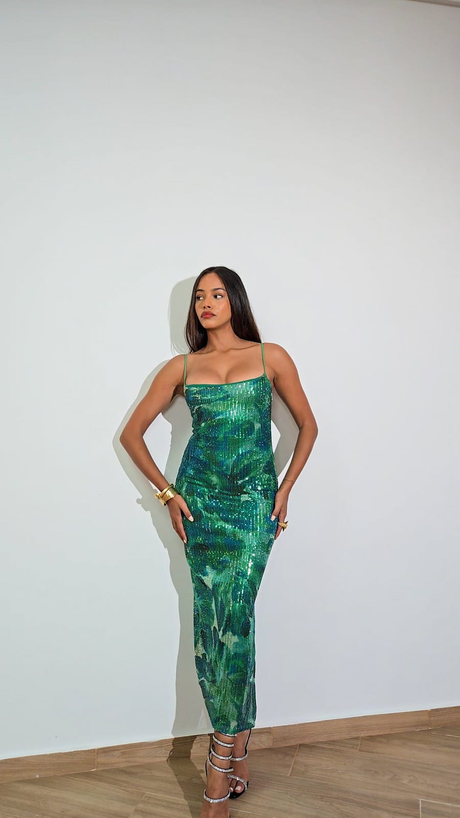 Robe Paillettes  Tropicale  - 4 couleurs 4