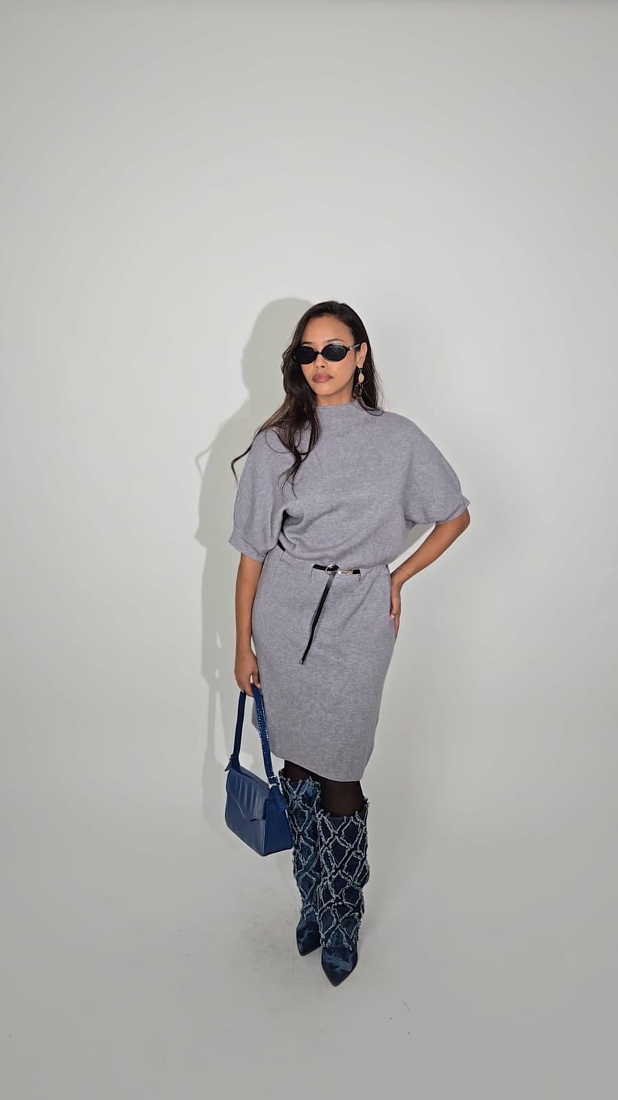 Robe Nelly avec ceinture - 3 couleurs 1