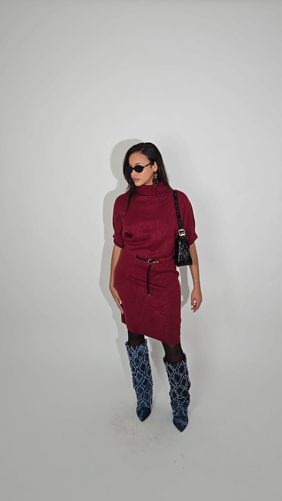 Robe Nelly avec ceinture - 3 couleurs 2