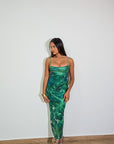 Robe Paillettes  Tropicale  - 4 couleurs