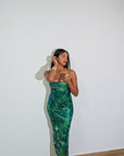 Robe Paillettes  Tropicale  - 4 couleurs