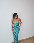 Robe Paillettes  Tropicale  - 4 couleurs