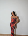 Robe Paillettes  Tropicale  - 4 couleurs